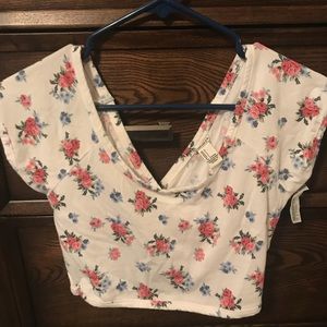 Forever 21 Floral Crop Top